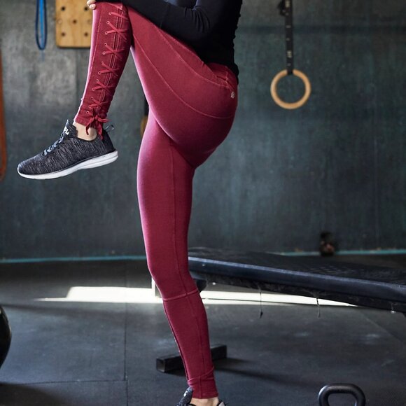 Free People Movement Pixi Lace Up Leggings size extra small - Picture 1 of 13